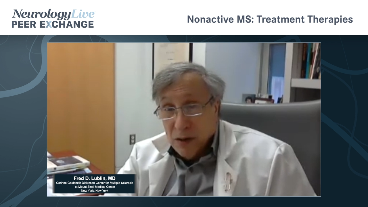 Nonactive MS: Treatment Therapies