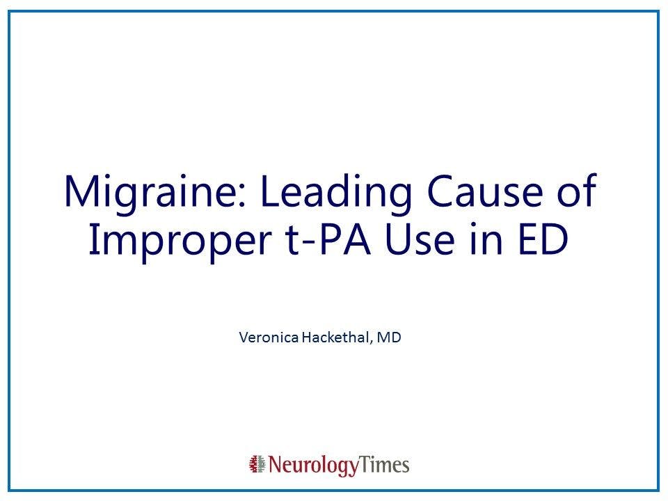 Migraine: Leading Cause of Improper t-PA Use