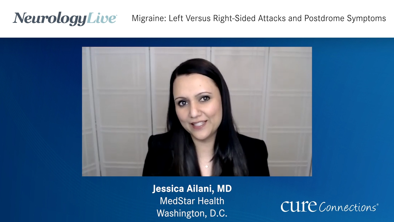 Migraine: Left Versus Right-Sided Attacks and Postdrome Symptoms 