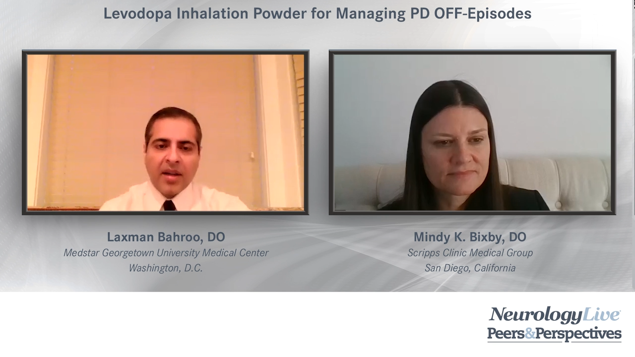 Levodopa Inhalation Powder for Managing PD OFF Episodes 