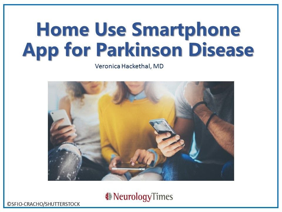 Home Use Smartphone App for Parkinson Disease