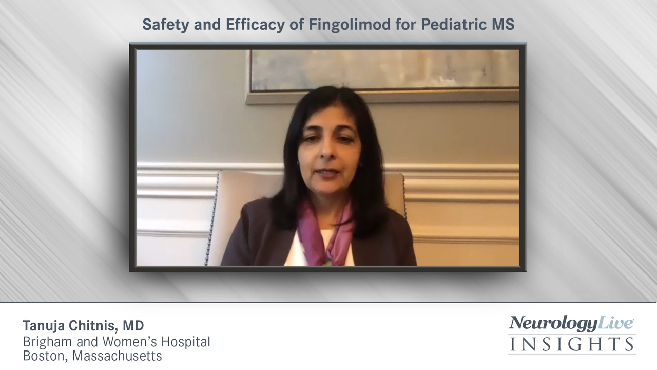 Safety and Efficacy of Fingolimod for Pediatric MS