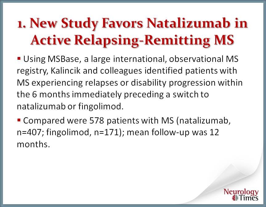 MS and Natalizumab: 3 New Findings