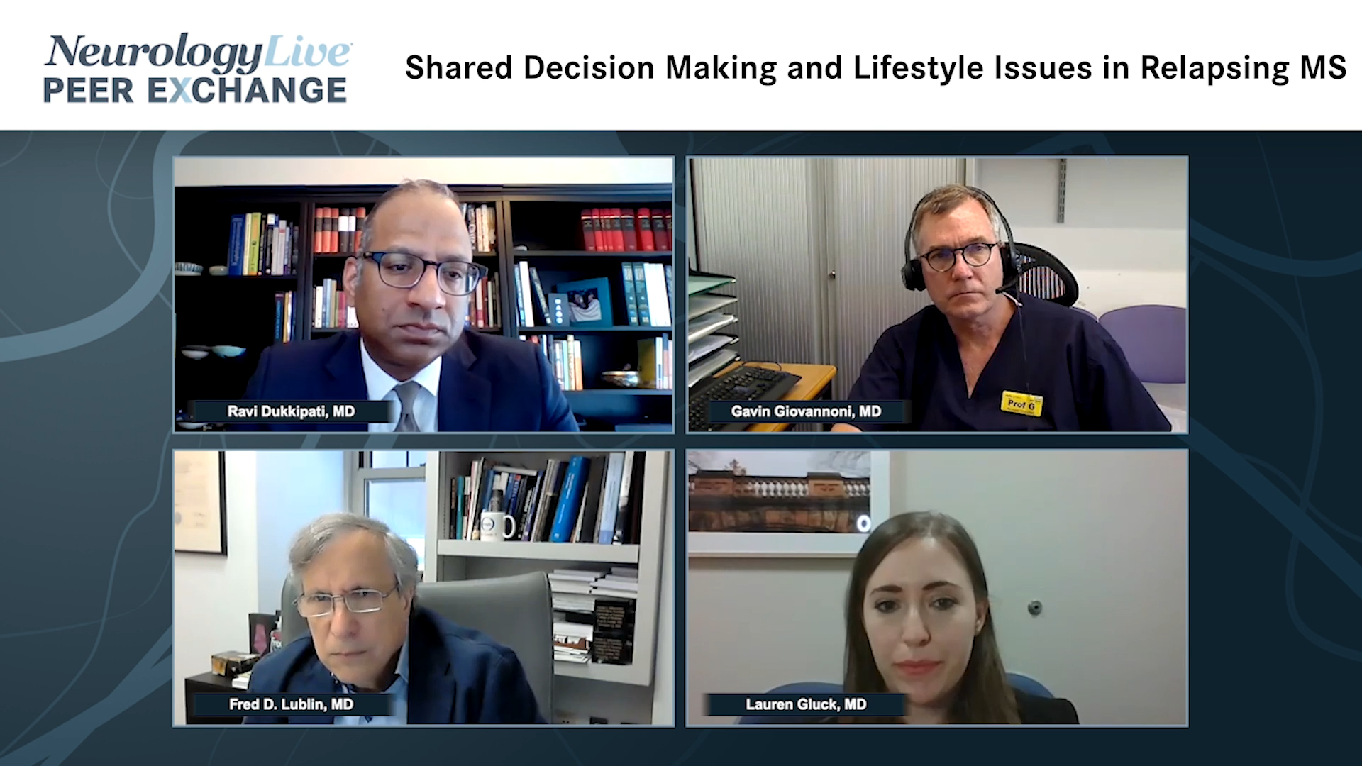 Shared Decision Making and Lifestyle Issues in Relapsing MS 