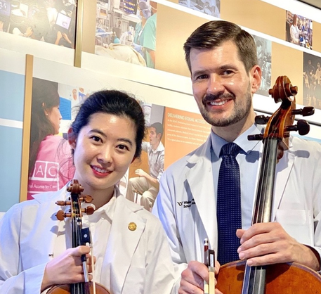 Esther Kim Joseph Kaizer medical student musician music therapy violin cello