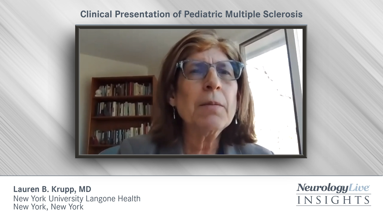 Clinical Presentation of Pediatric Multiple Sclerosis 