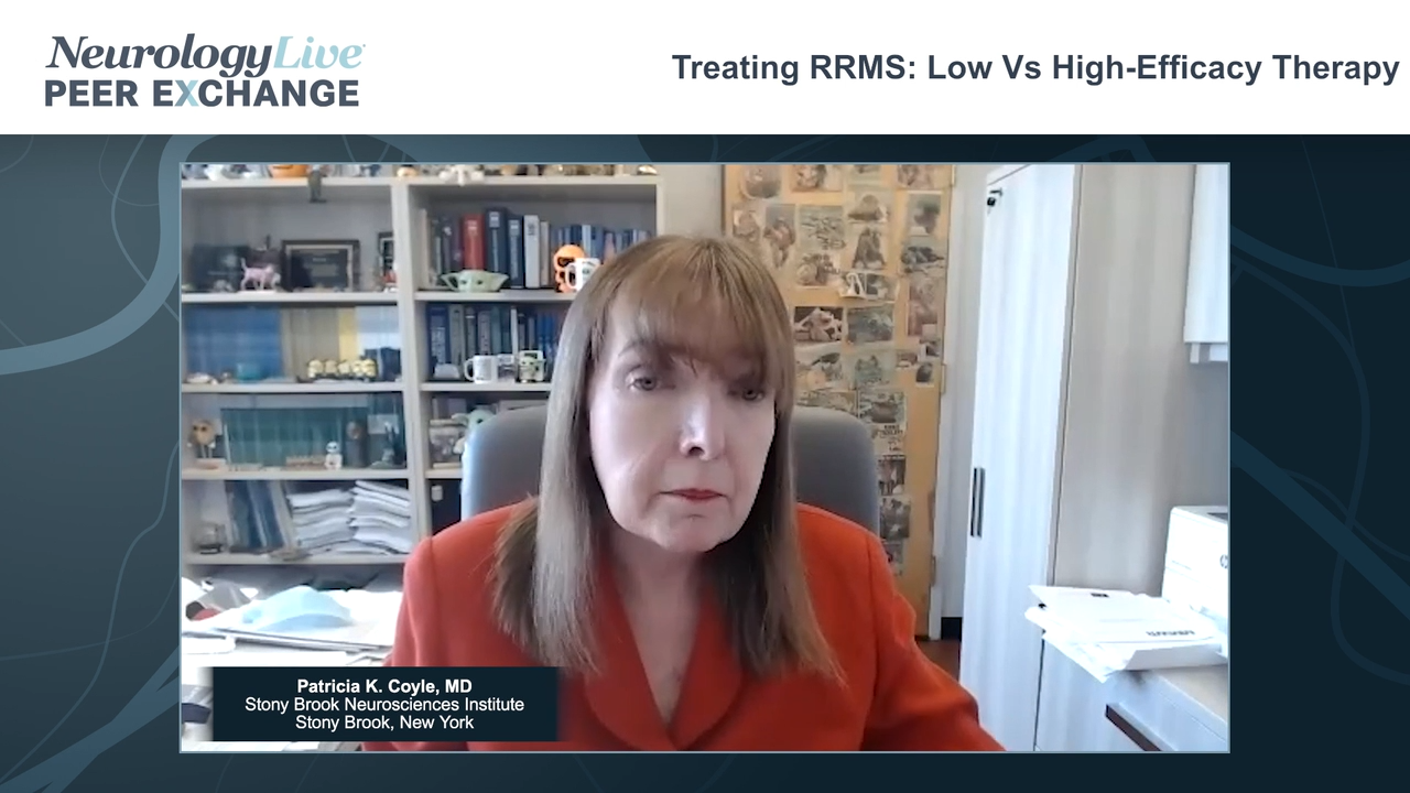 Treating RRMS: Low Vs High-Efficacy Therapy 