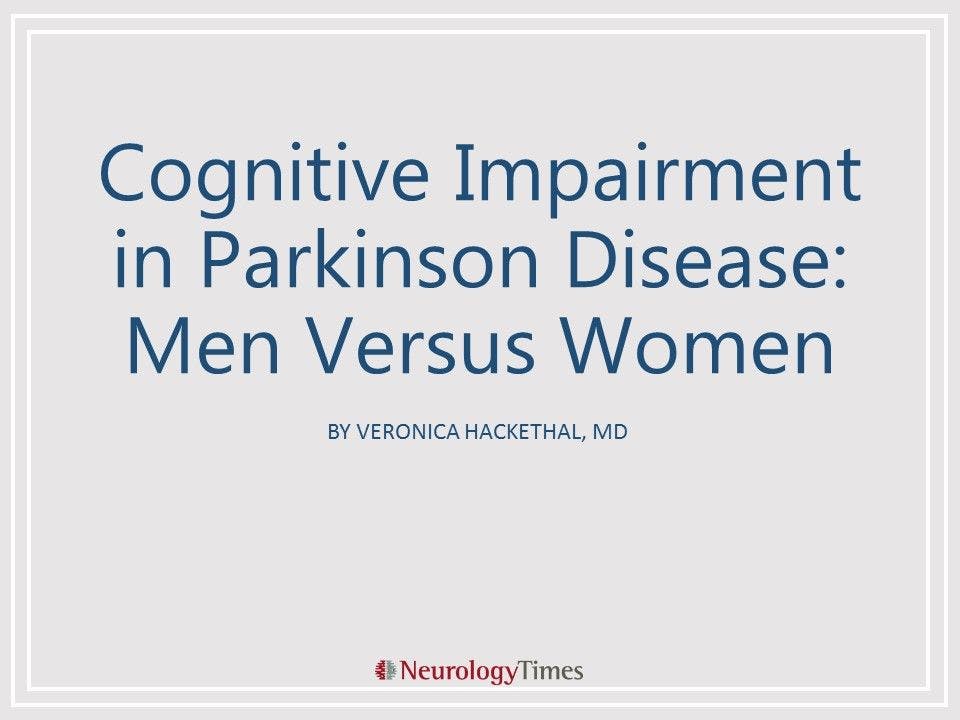 Progression to Cognitive Impairment in Parkinson Disease: A Gender Gap
